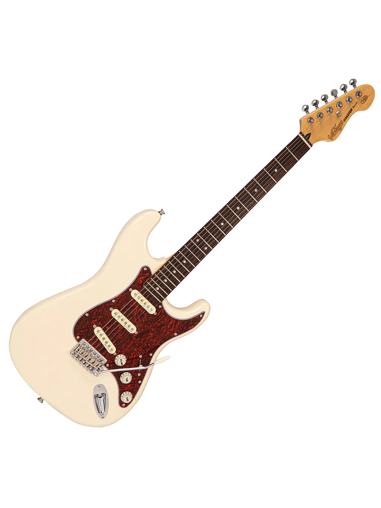 Guitarra Eléctrica Coaster V60 Blanca Vintage 1