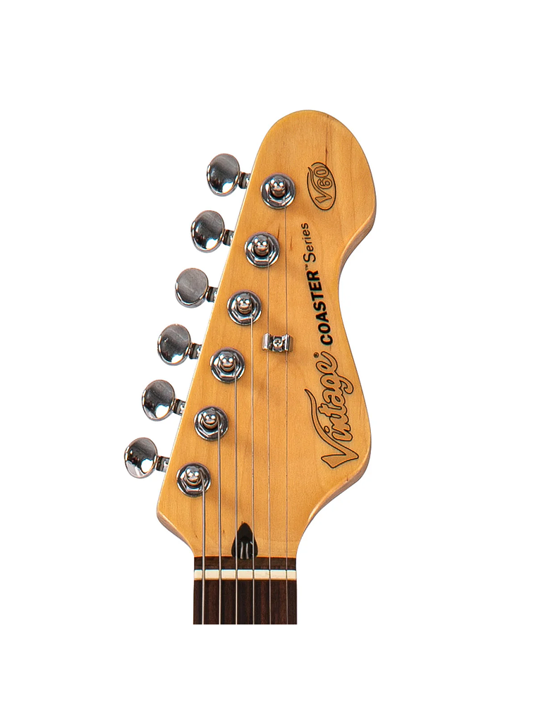 Guitarra Eléctrica Coaster V60 Blanca Vintage 5