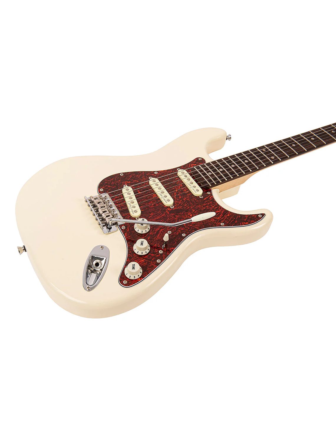 Guitarra Eléctrica Coaster V60 Blanca Vintage 7