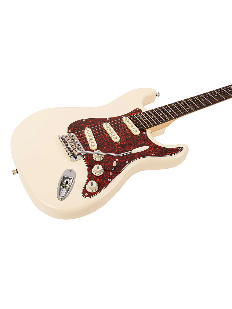 Guitarra Eléctrica Coaster V60 Blanca Vintage 7