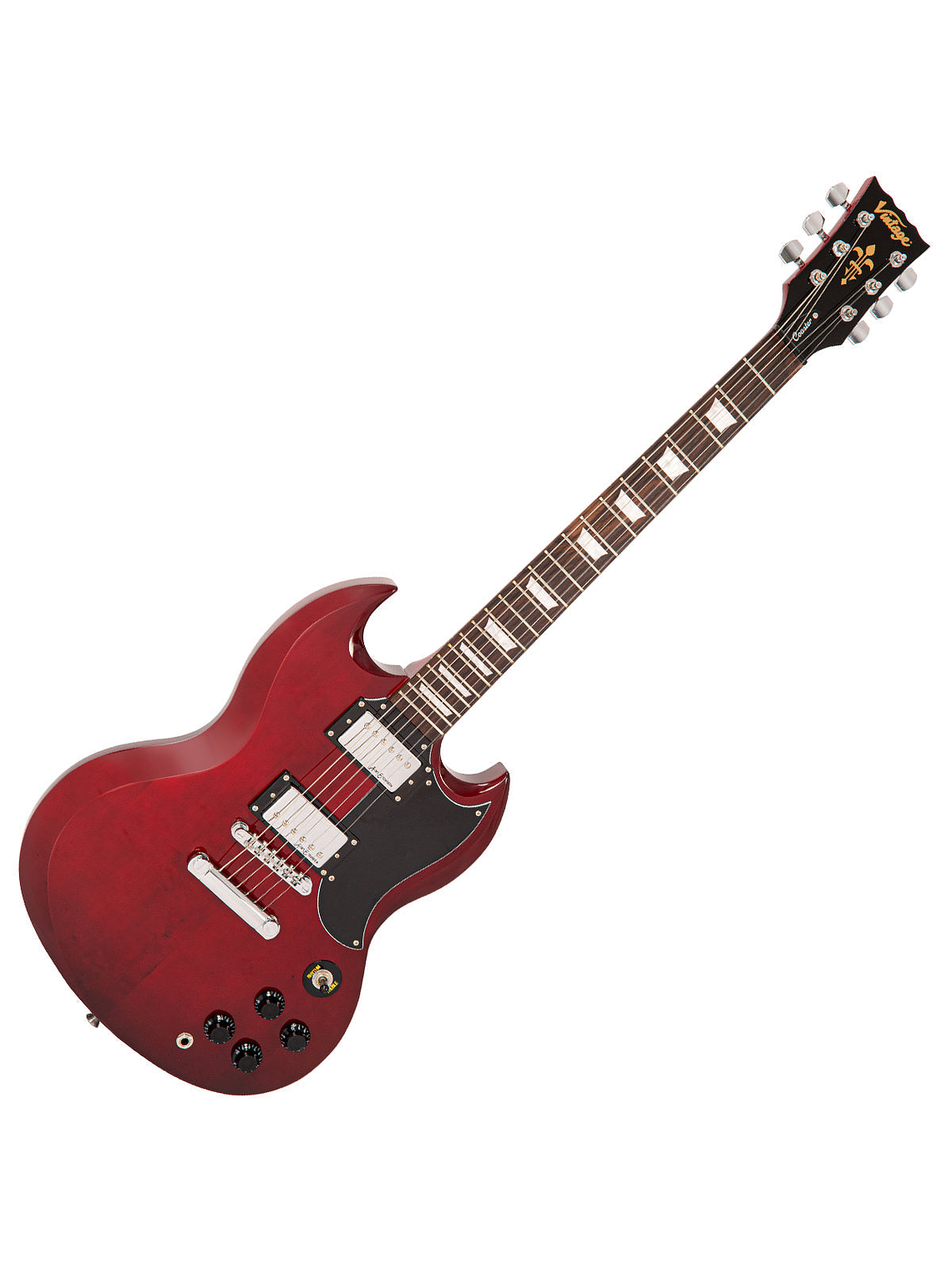 Guitarra Eléctrica Coaster V69 Cherry Red Vintage 1