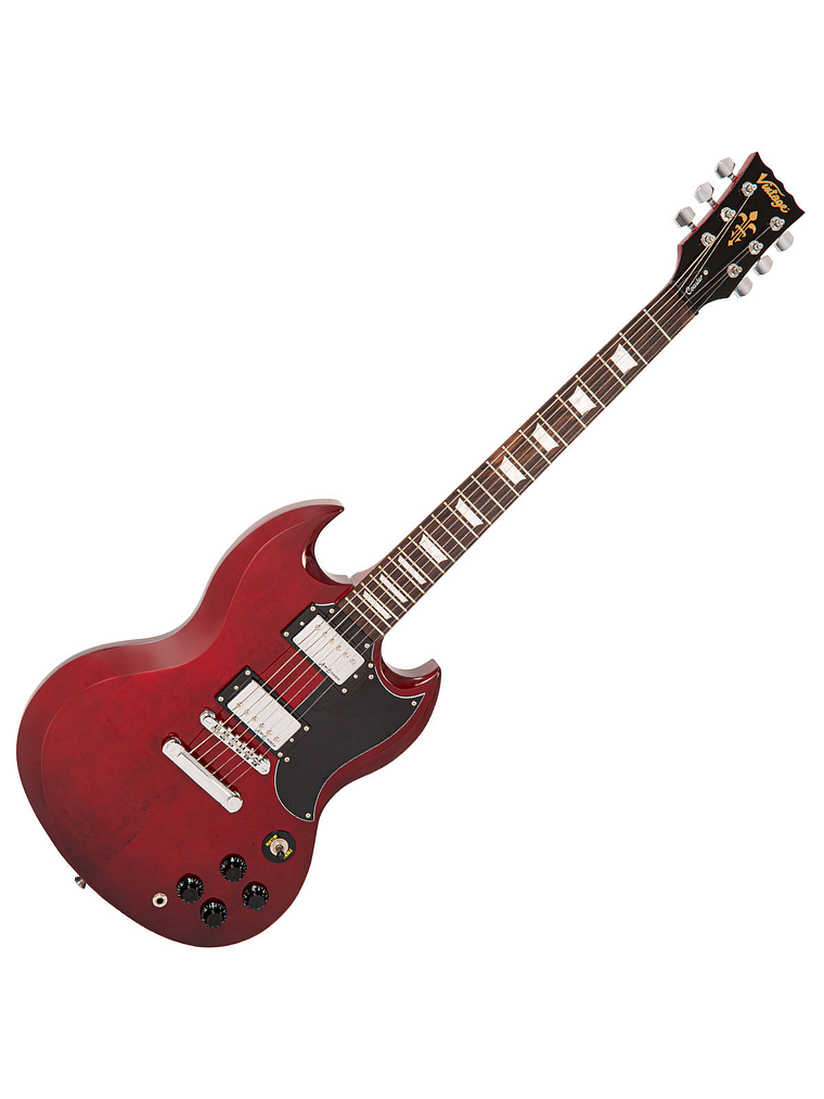 Guitarra Eléctrica Coaster V69 Cherry Red Vintage 1