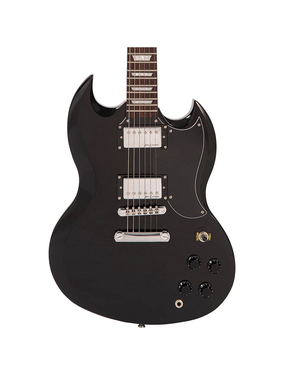 Guitarra Electrica Vintage V69 Coaster-Gloss Black- Vintage 4