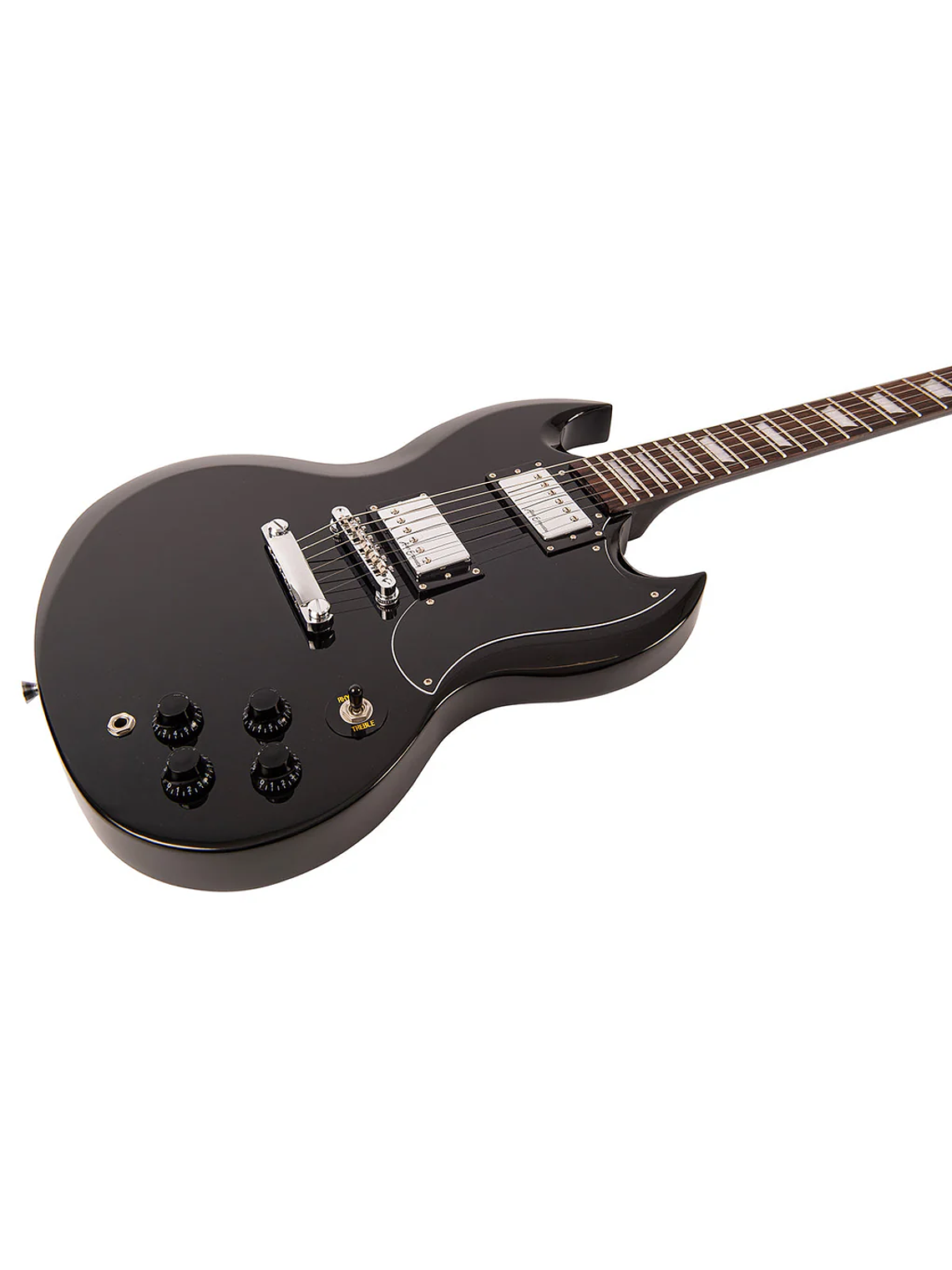 Guitarra Electrica Vintage V69 Coaster-Gloss Black- Vintage 8