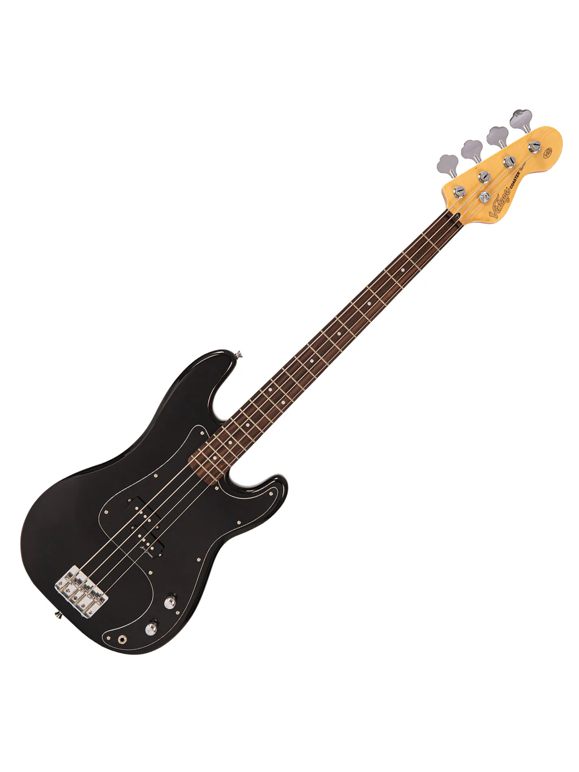 Pack De Bajo Electrico Vintage V40 Coaster - Gloss Black- Vintage  2