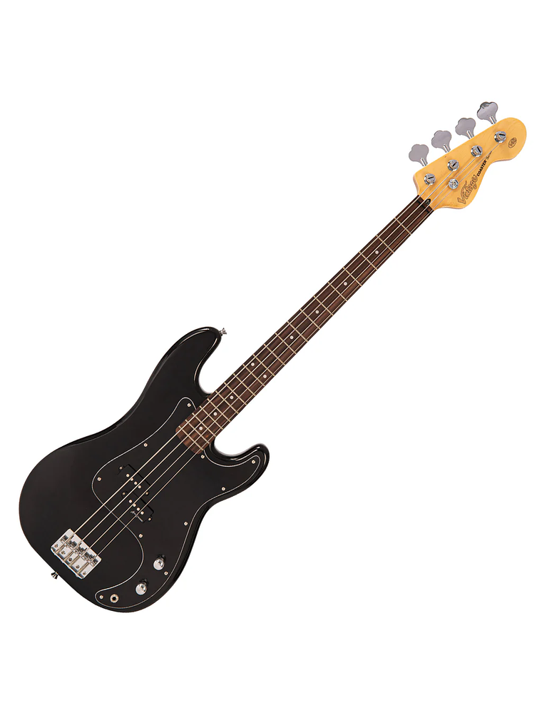 Pack De Bajo Electrico Vintage V40 Coaster - Gloss Black- Vintage  2