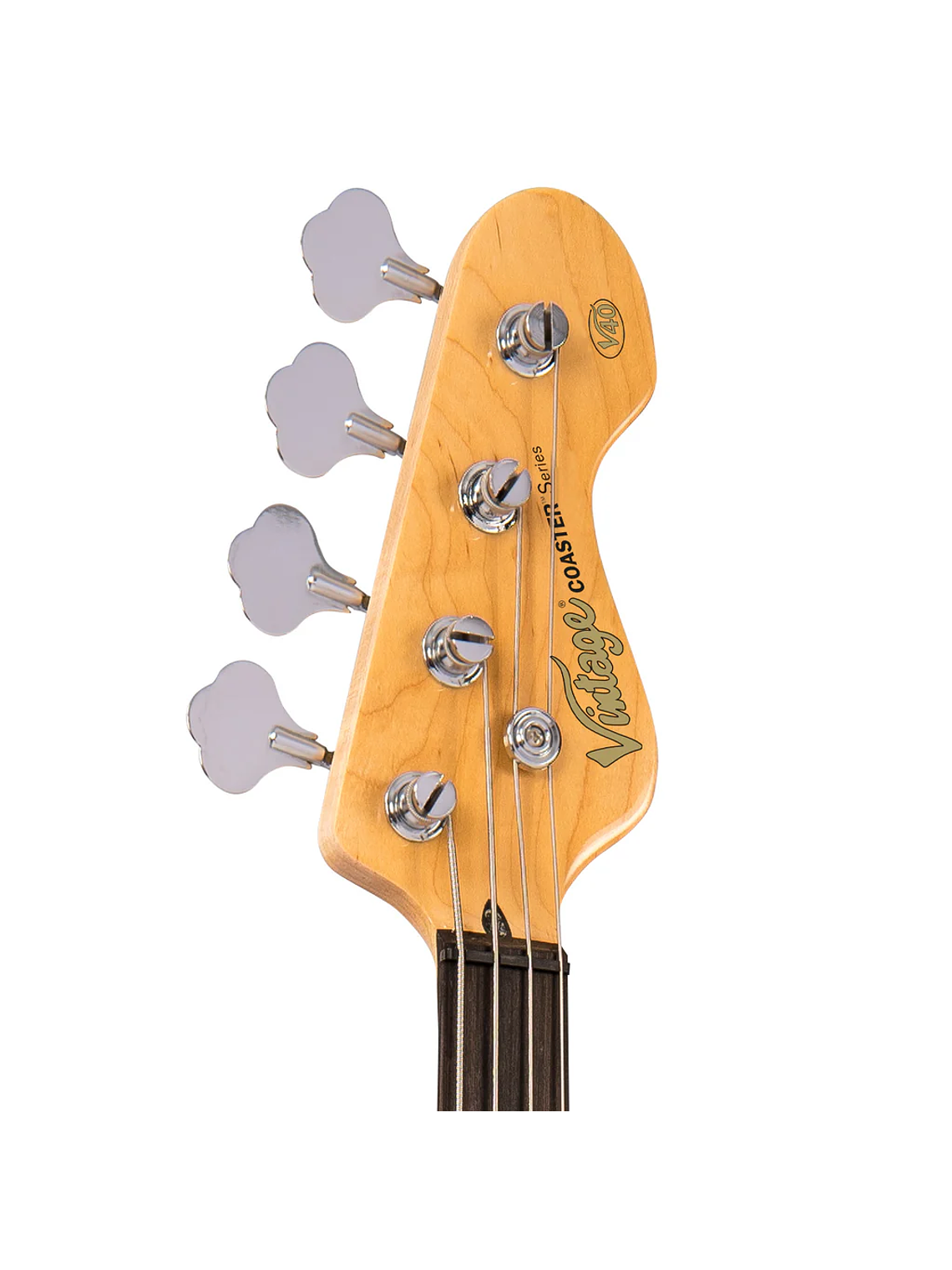 Pack De Bajo Electrico Vintage V40 Coaster - Gloss Black- Vintage  6