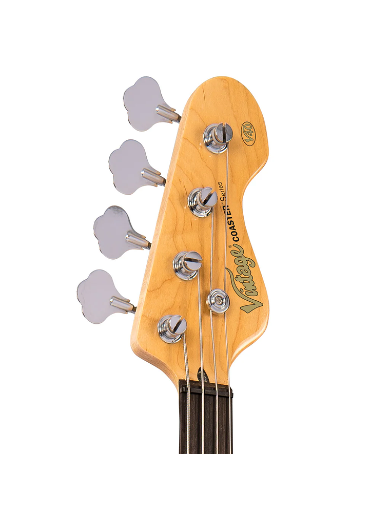 Pack De Bajo Electrico Vintage V40 Coaster - Gloss Black- Vintage  6