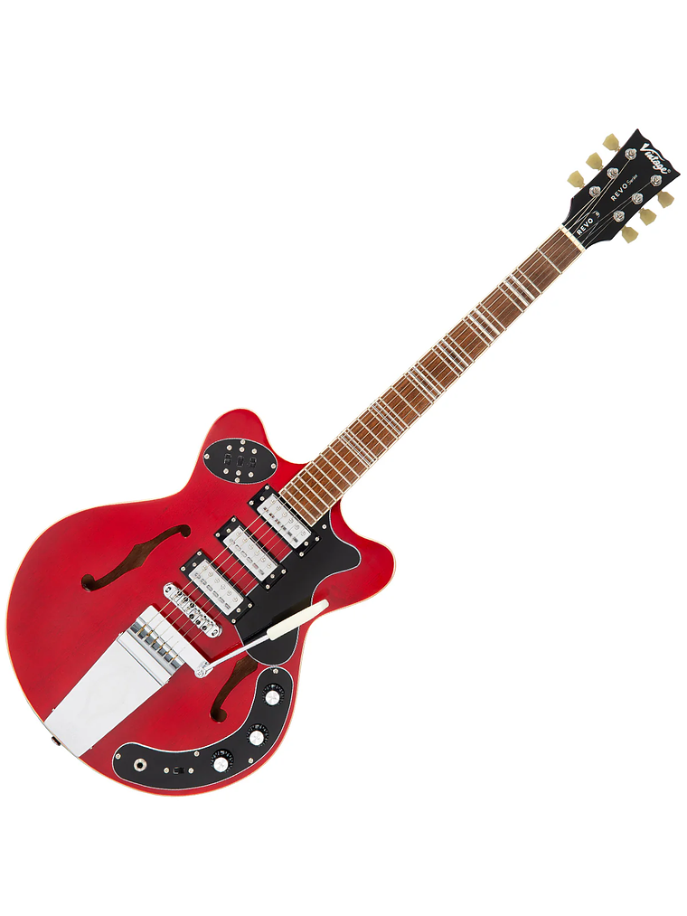 Guitarra SemiHollow REVO Cherry Red Vintage 3