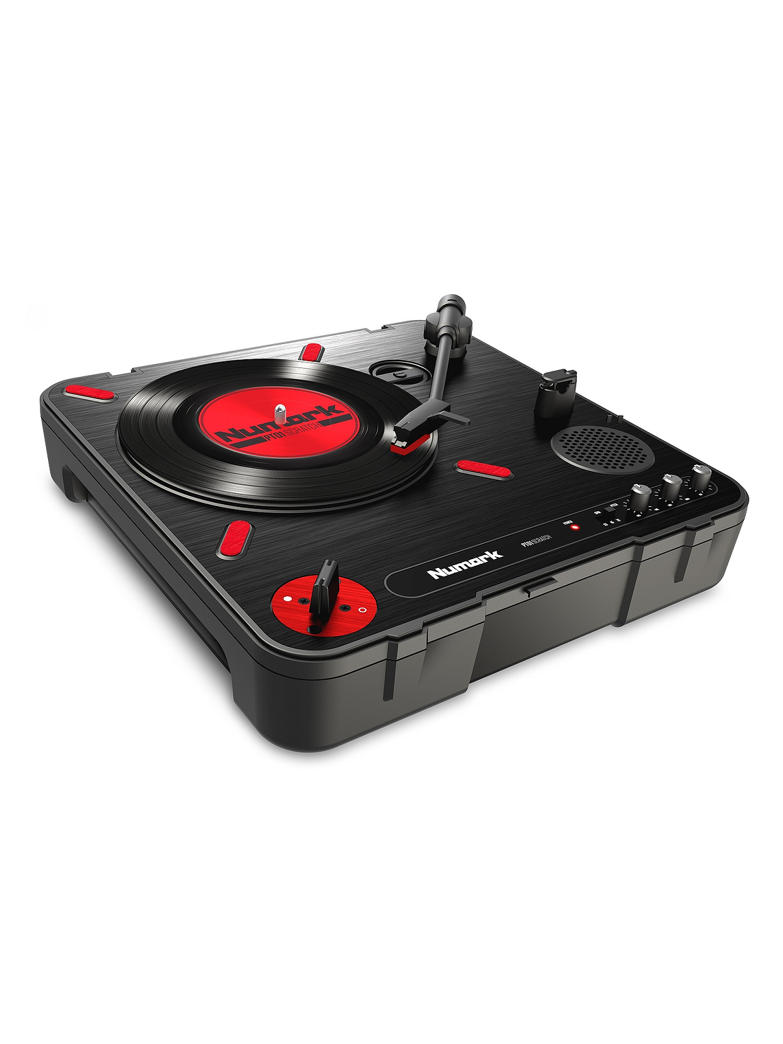 Tornamesa Portatil con Switch Scratch DJ PT01 Numark 1