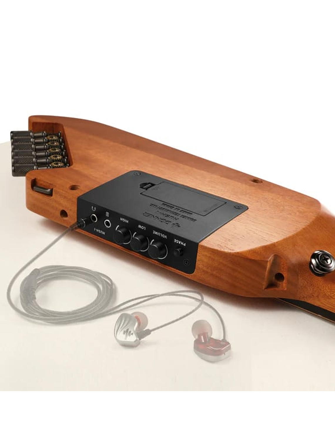 Guitarra Electroacústica de viaje Donner HUSH-I Mahogany  4