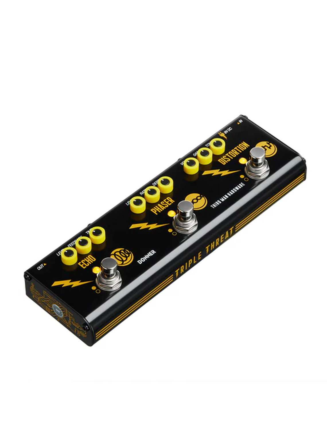 Pedal de efectos para guitarra Triple Threat Donner 1