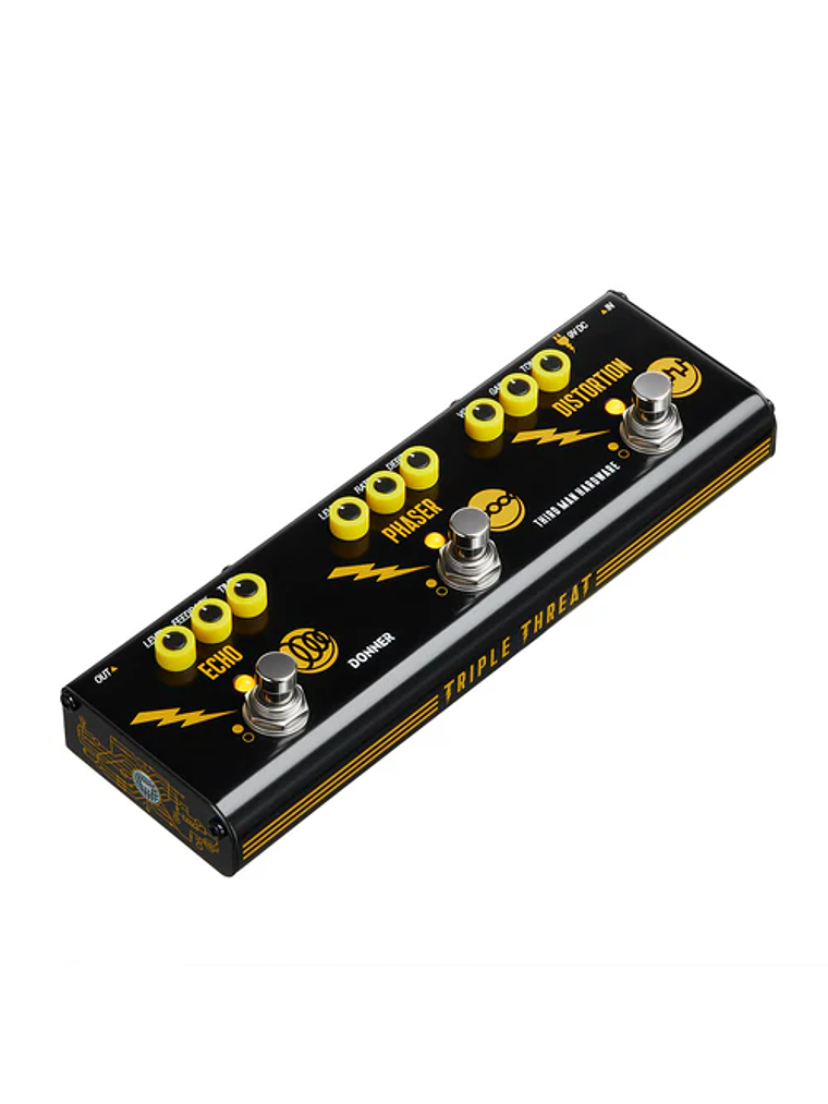 Pedal de efectos para guitarra Triple Threat Donner 1
