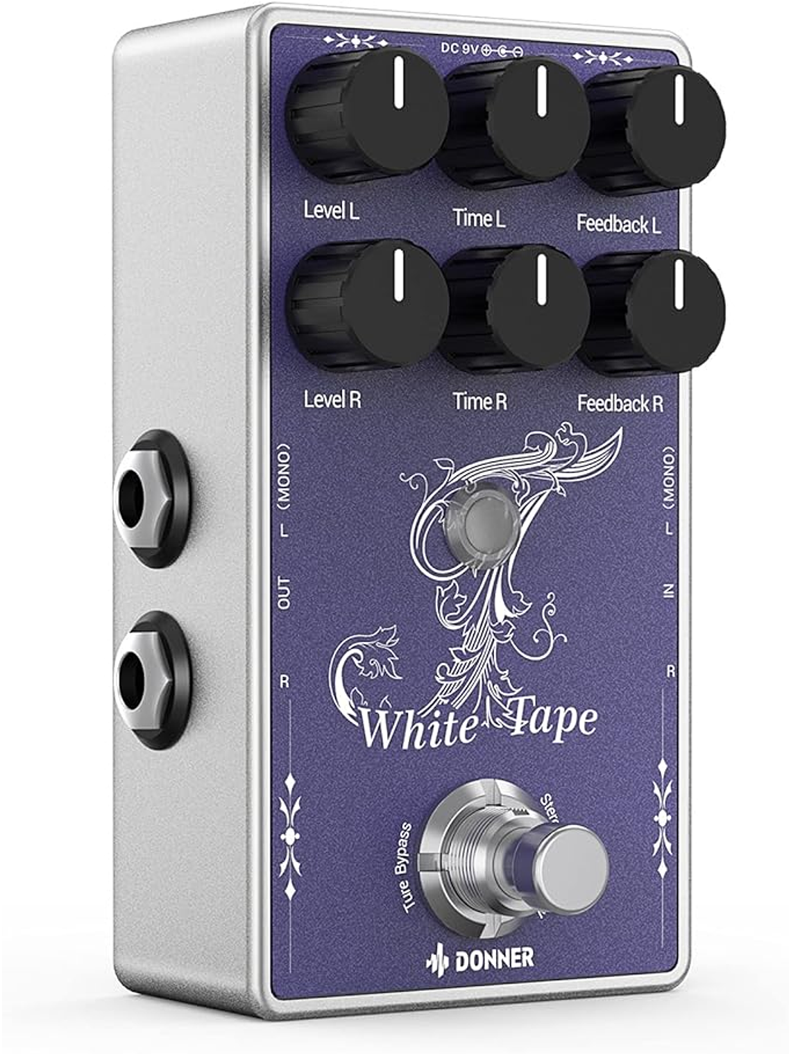 Pedal Delay White Tape EC1335 DONNER 1