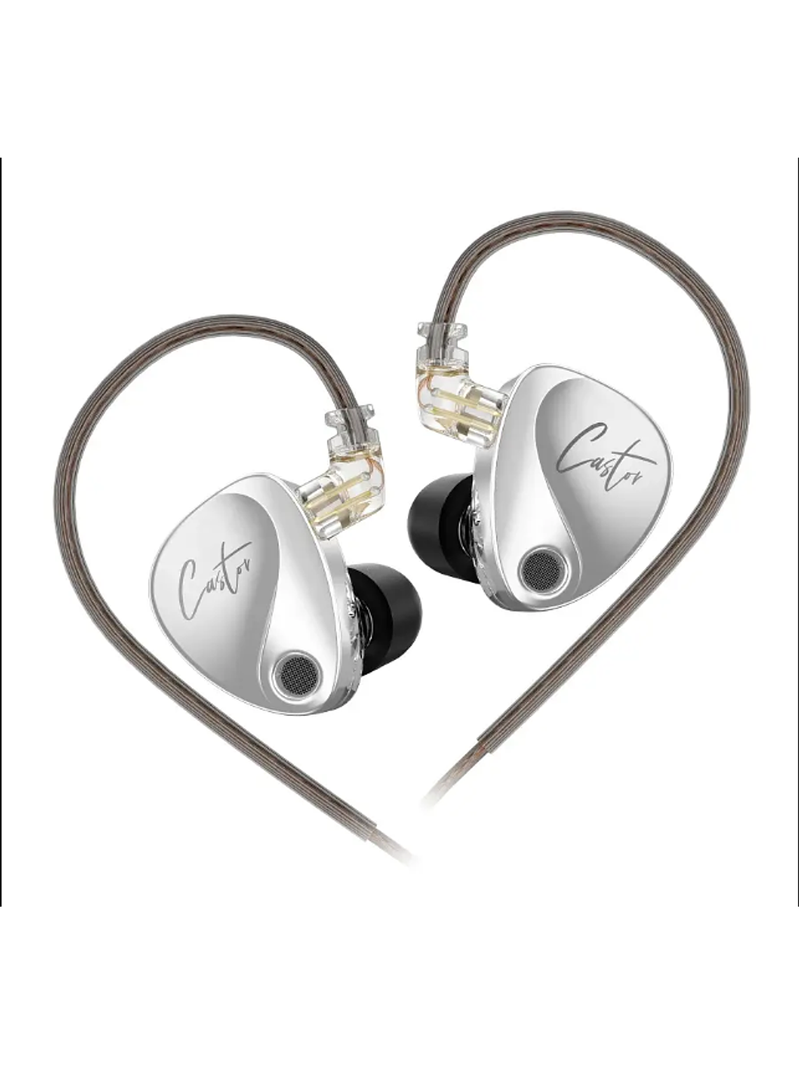 KZ Audífono Plateado CASTOR Standard ver. 1
