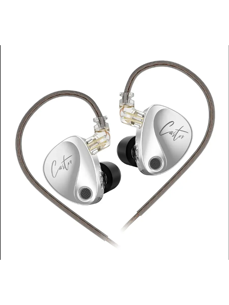 KZ Audífono Plateado CASTOR Standard ver. 1