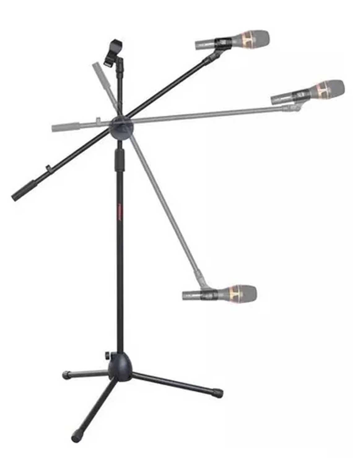 Atril De Micrófono Soporte Pedestal  Profesional Ajustable 3