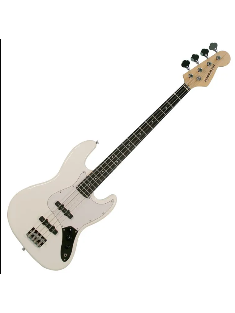 Bajo Eléctrico Freeman E81  Jazz Bass - White 1