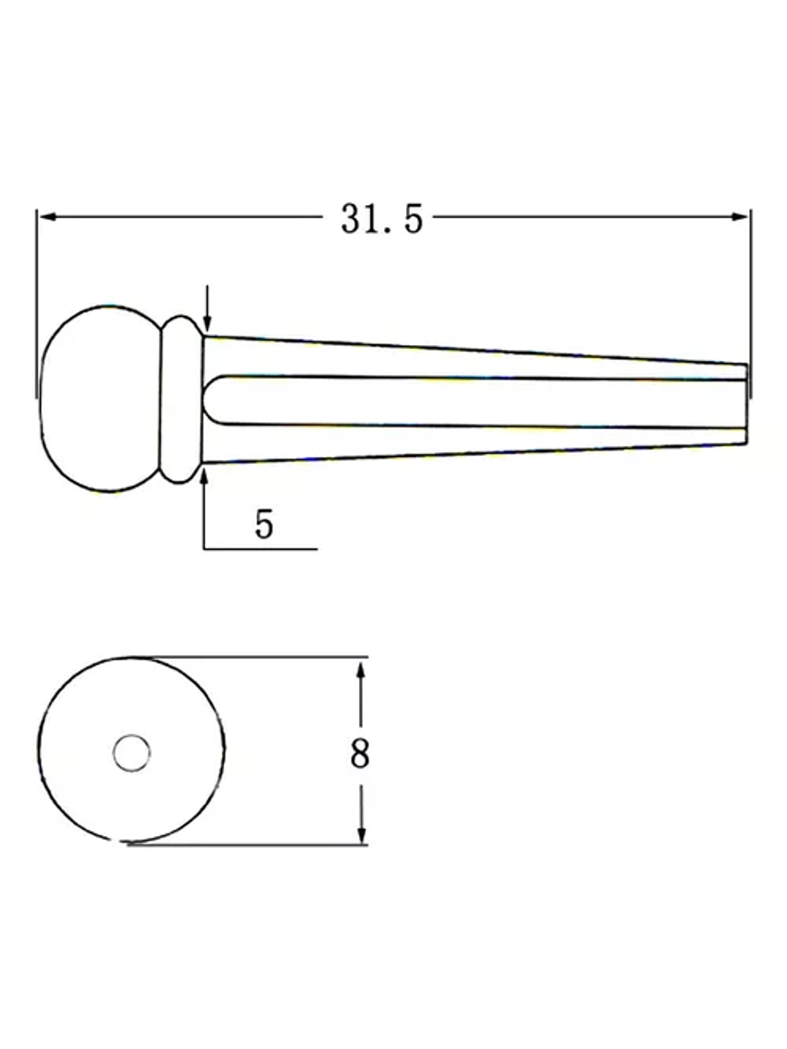Pins de guitarra clásica  2