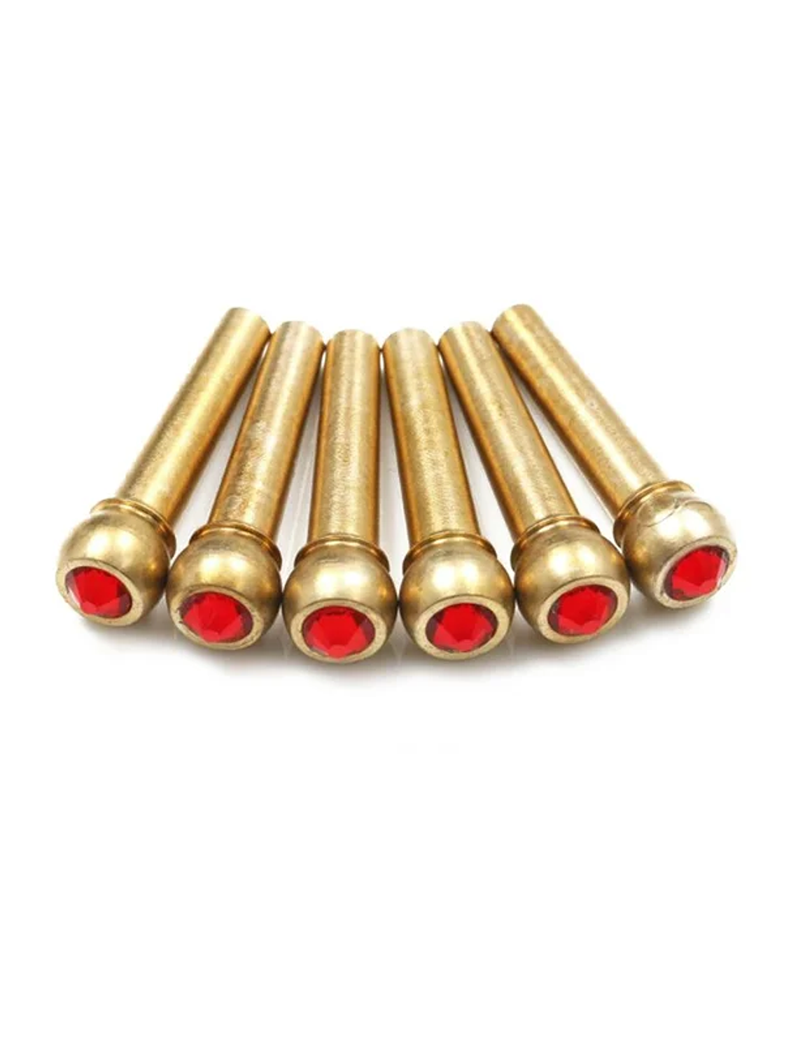 Pins Metálicos de guitarra clásica  Rojo 1