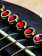 Pins Metálicos de guitarra clásica  Rojo - Miniatura 2