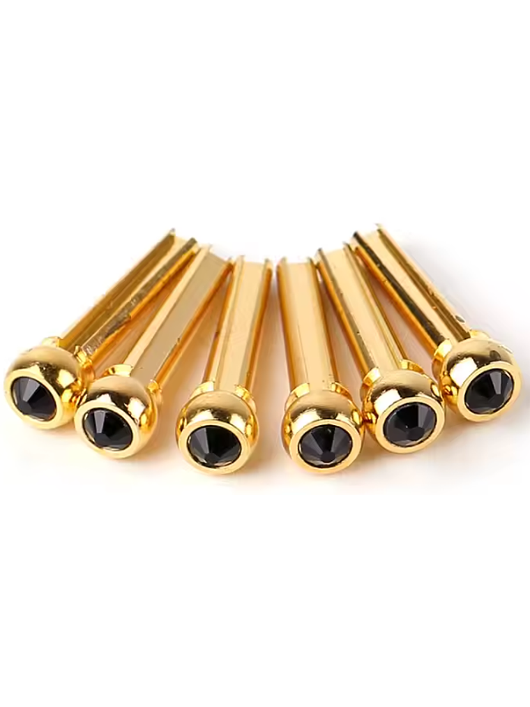 Pins Metálicos de guitarra clásica  Negro 1