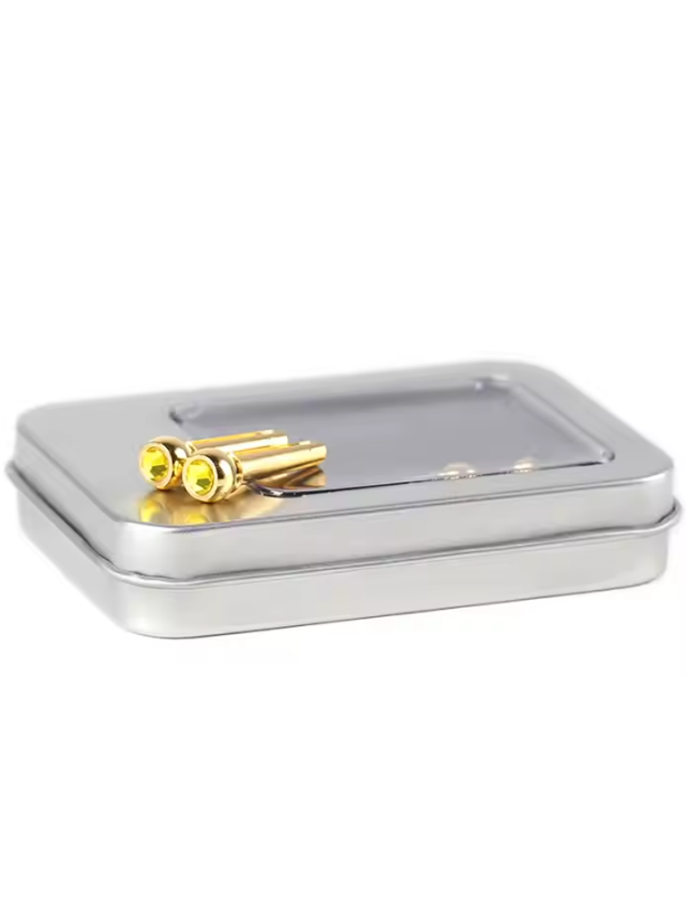 Pins Metálicos de guitarra clásica  Negro 2