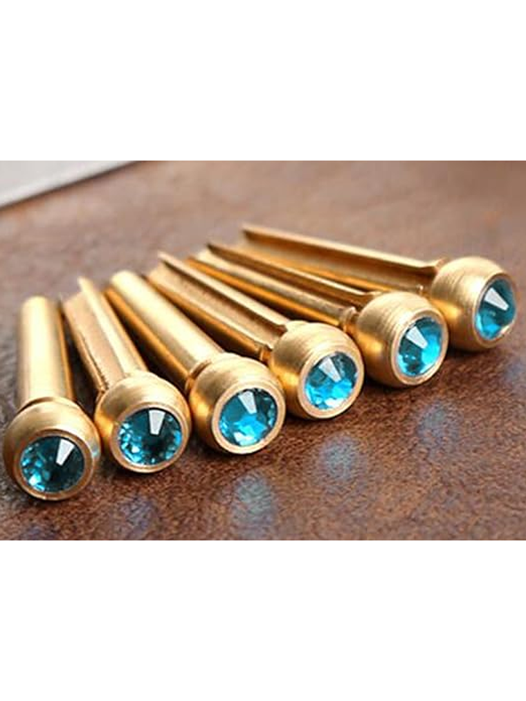 Pins Metálicos de guitarra clásica  Celeste 1
