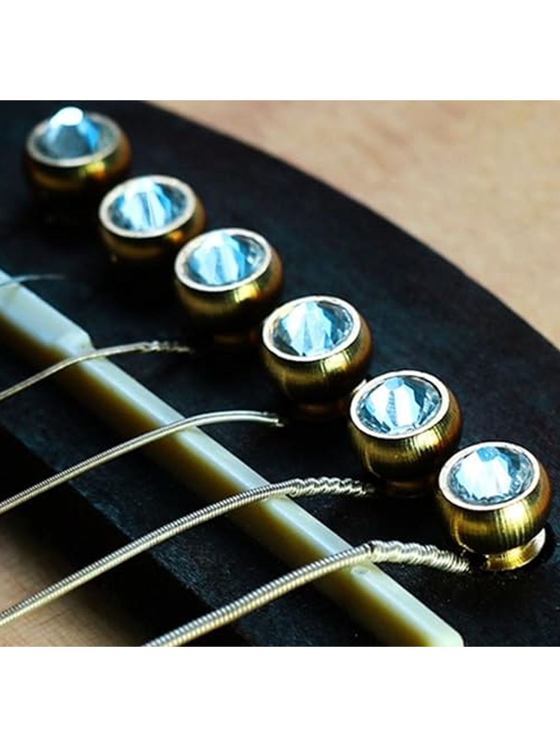 Pins Metálicos de guitarra clásica  Celeste 2