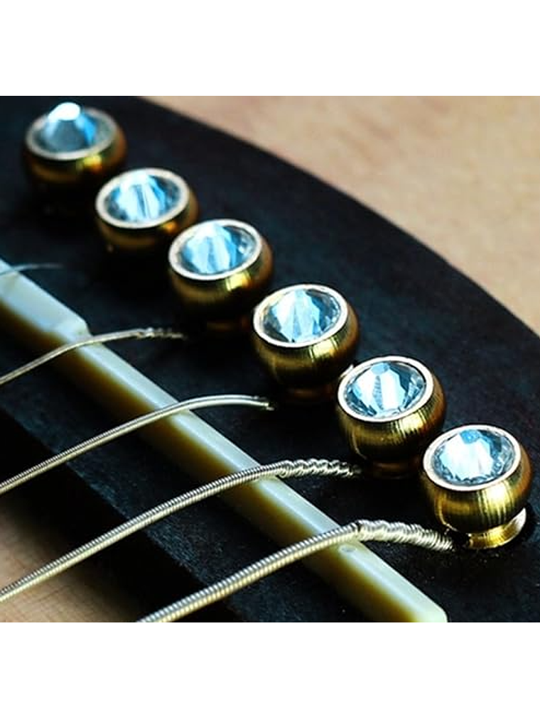 Pins Metálicos de guitarra clásica  Celeste 2
