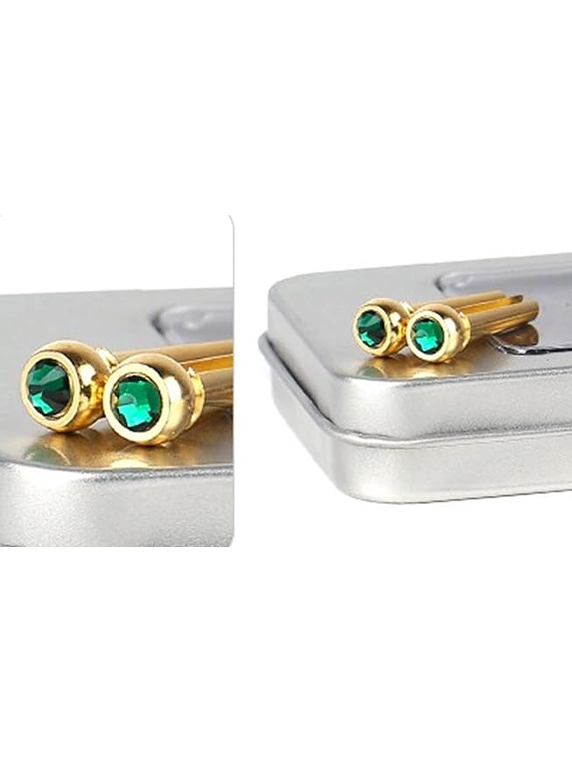 Pins Metálicos de guitarra clásica  Verde 1