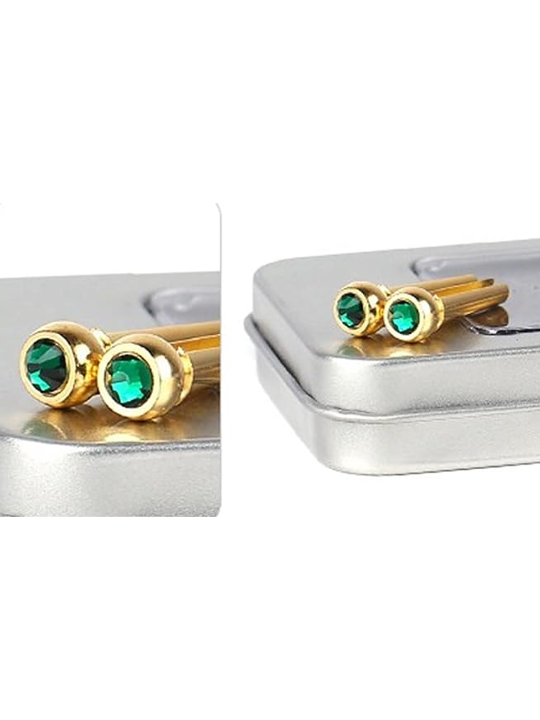 Pins Metálicos de guitarra clásica  Verde 1