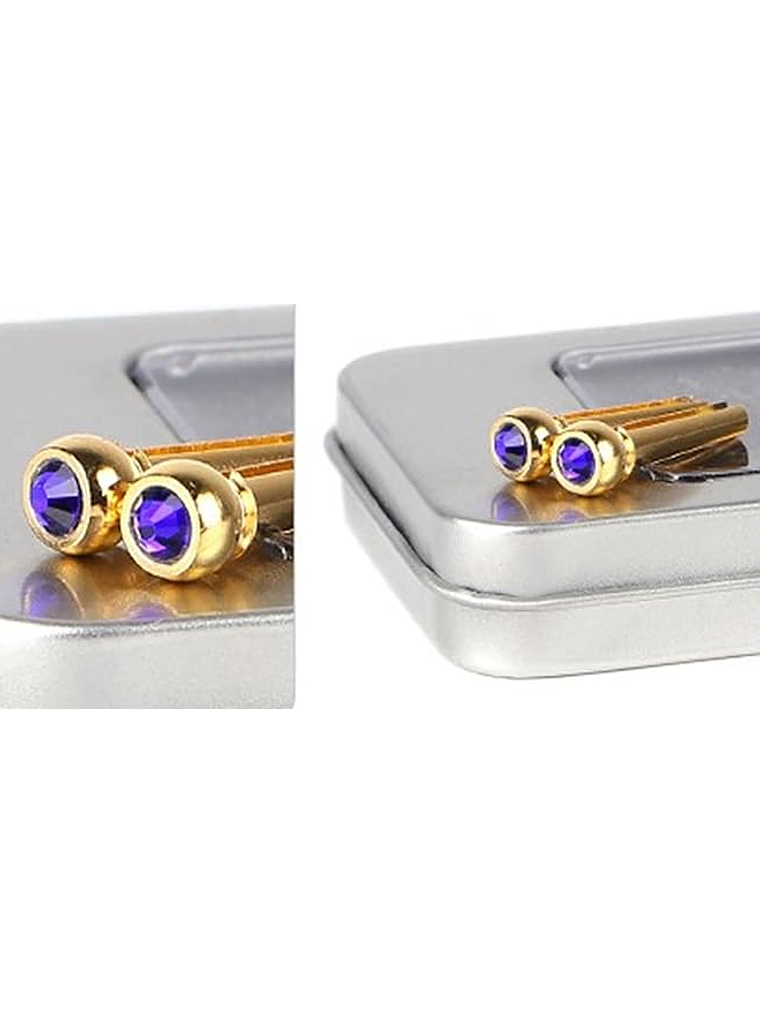 Pins Metálicos de guitarra clásica  Azul 1