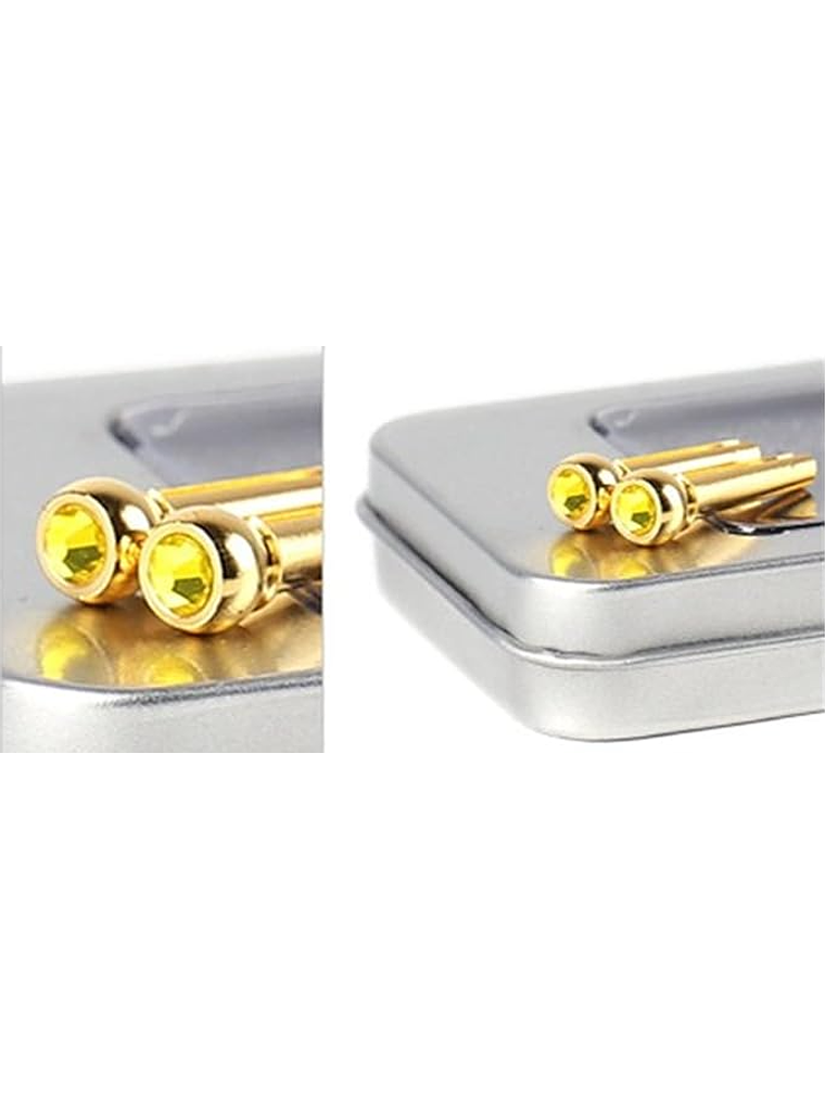 Pins Metálicos de guitarra clásica  Amarillo 1