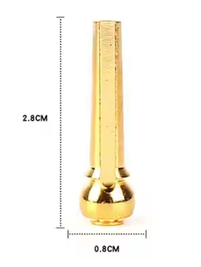 Pins Metálicos de guitarra clásica  Amarillo 3