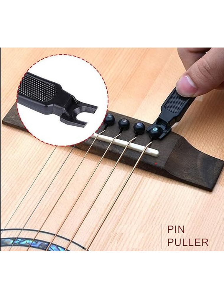 Cortador de cuerdas de guitarra multifunción 2