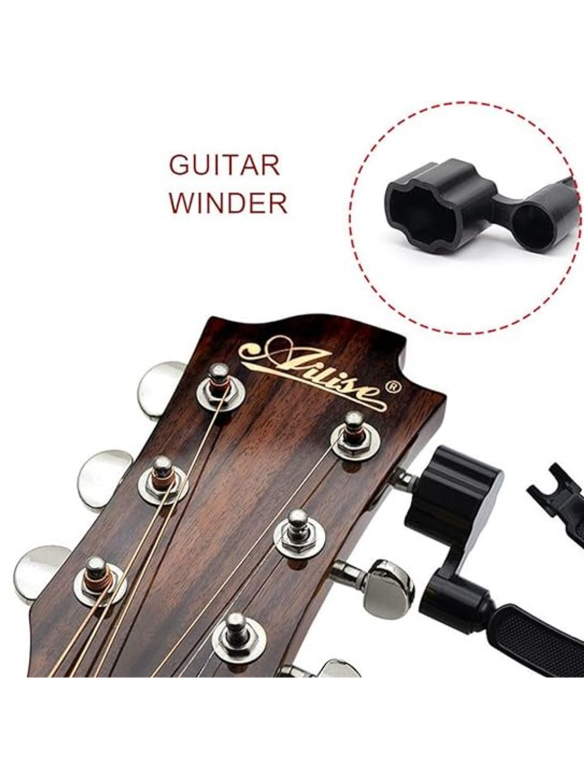 Cortador de cuerdas de guitarra multifunción 3