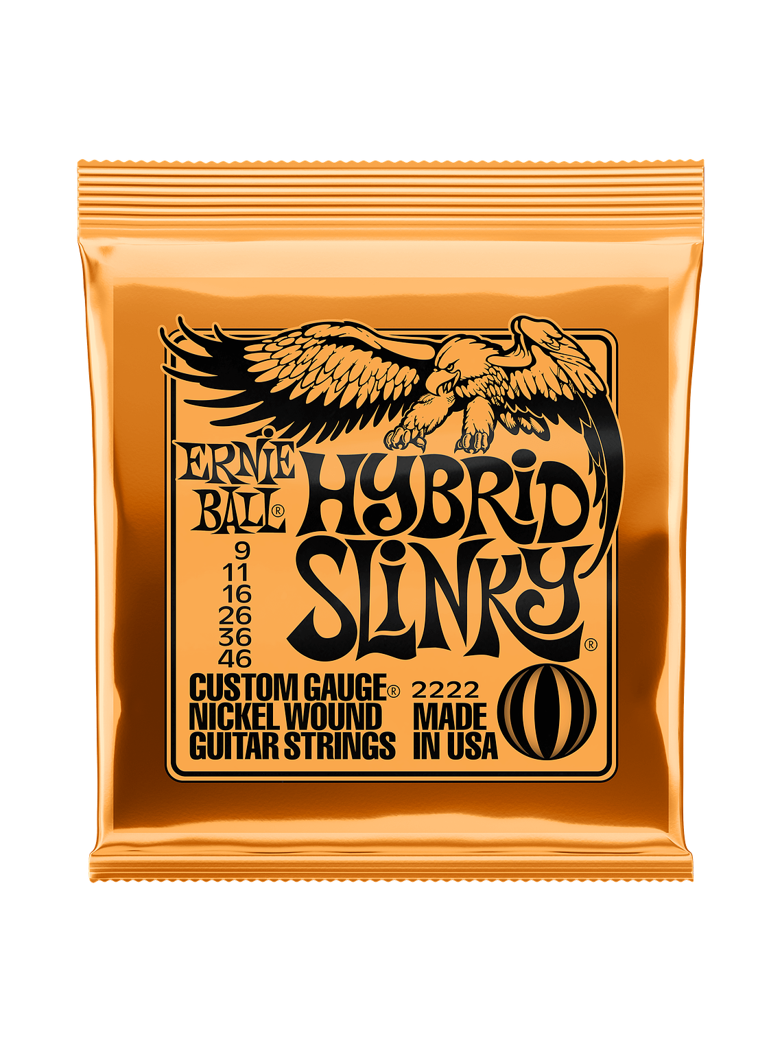 P02222 Cuerdas Guitarra Eléctrica Hybrid Slinky 09-46 ERNIE BALL 1