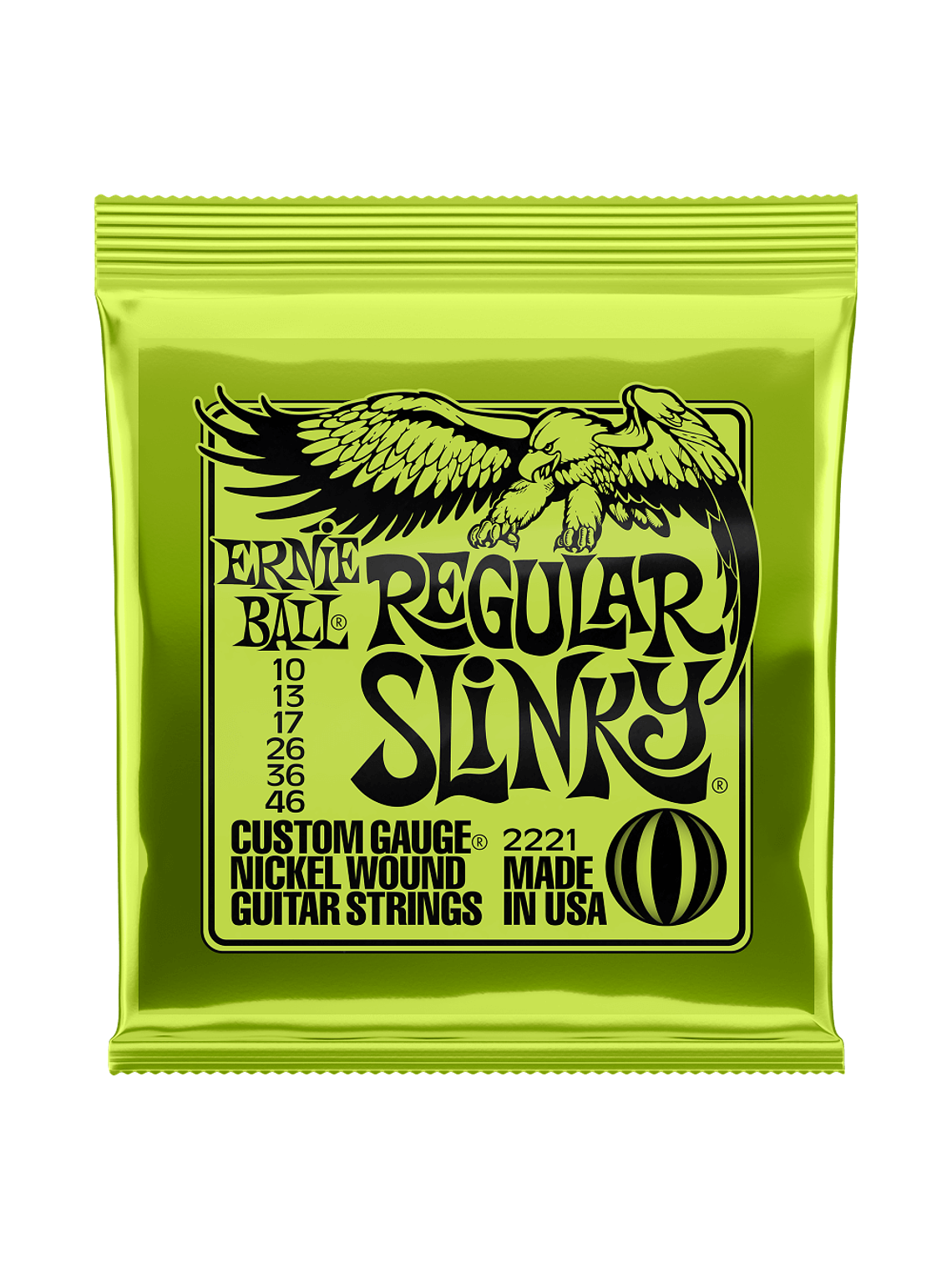 P02221 Cuerdas Regular Slinky G. Eléctrica 10-46 Ernie Ball 1