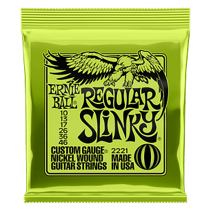 P02221 Cuerdas Regular Slinky G. Eléctrica 10-46 Ernie Ball