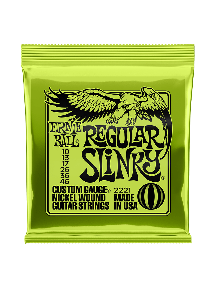 P02221 Cuerdas Regular Slinky G. Eléctrica 10-46 Ernie Ball 1