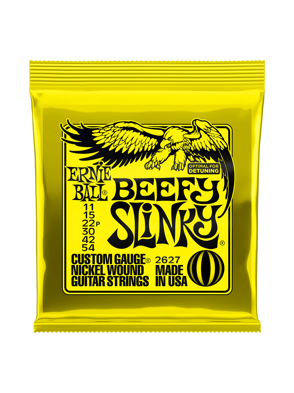 P02627 Set 6 Cuerdas Beefy Slinky G. Electrica 11-54 Ernie Ball 1