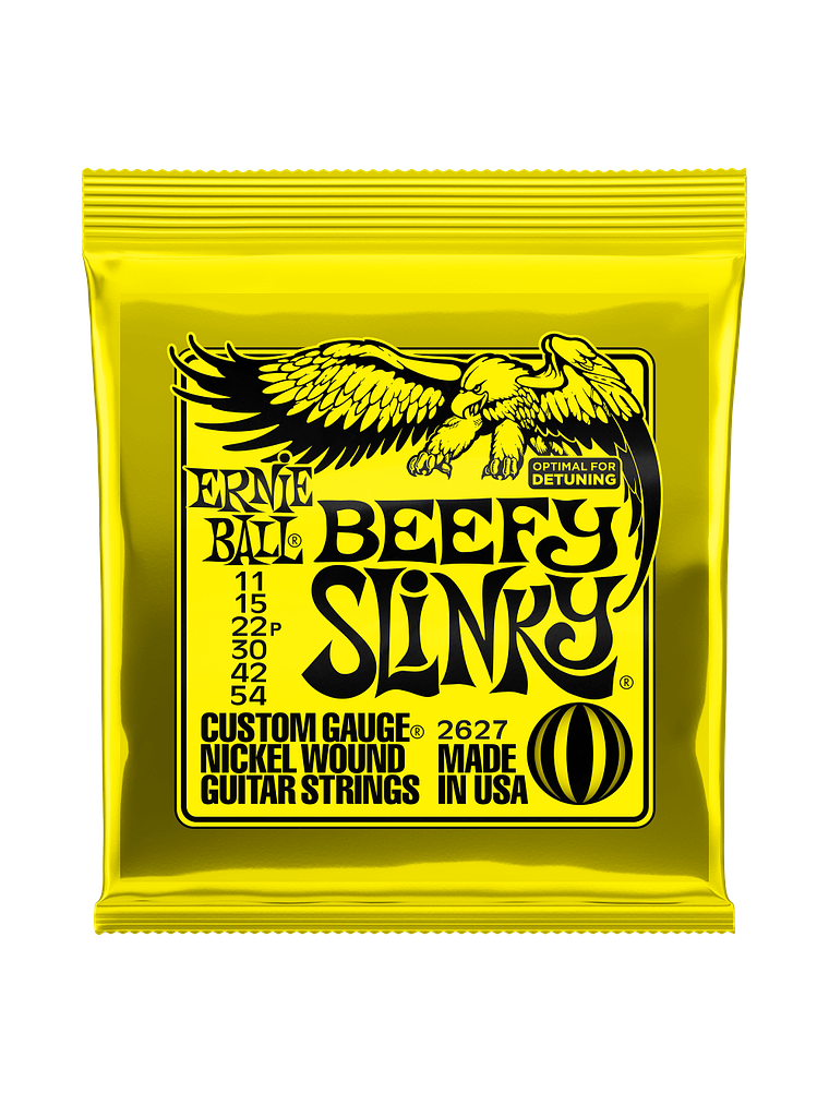 P02627 Set 6 Cuerdas Beefy Slinky G. Electrica 11-54 Ernie Ball 1