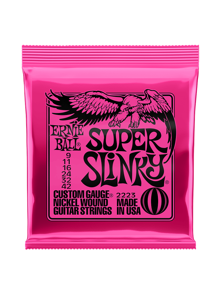 P02223 Cuerdas G. Eléctrica Super Slinky 09-42 ERNIE BALL 1
