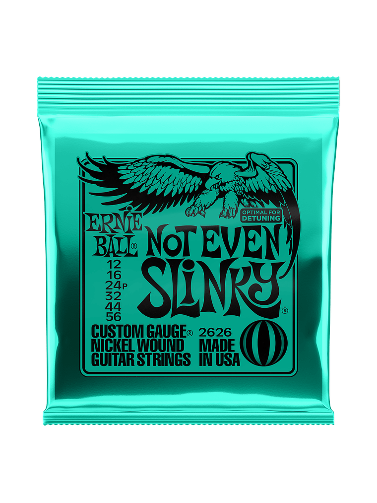 P02626 Set 6 Cuerdas Not Even Slinky G. Eléctrica 12-56 Ernie Ball 1