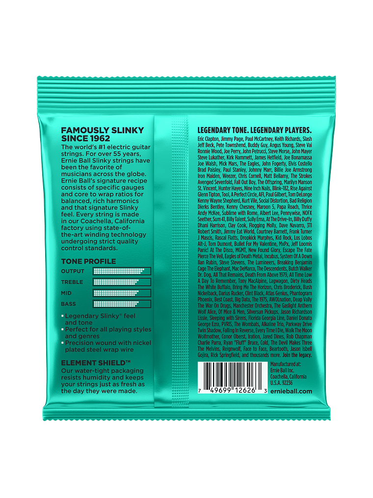  P02626 Set 6 Cuerdas Not Even Slinky G. Eléctrica 12-56 Ernie Ball 2