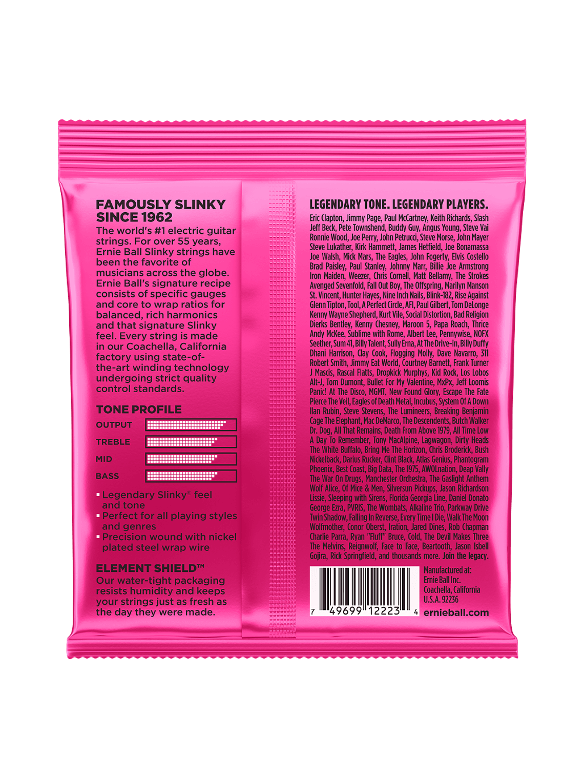 P02223 Cuerdas G. Eléctrica Super Slinky 09-42 ERNIE BALL 2