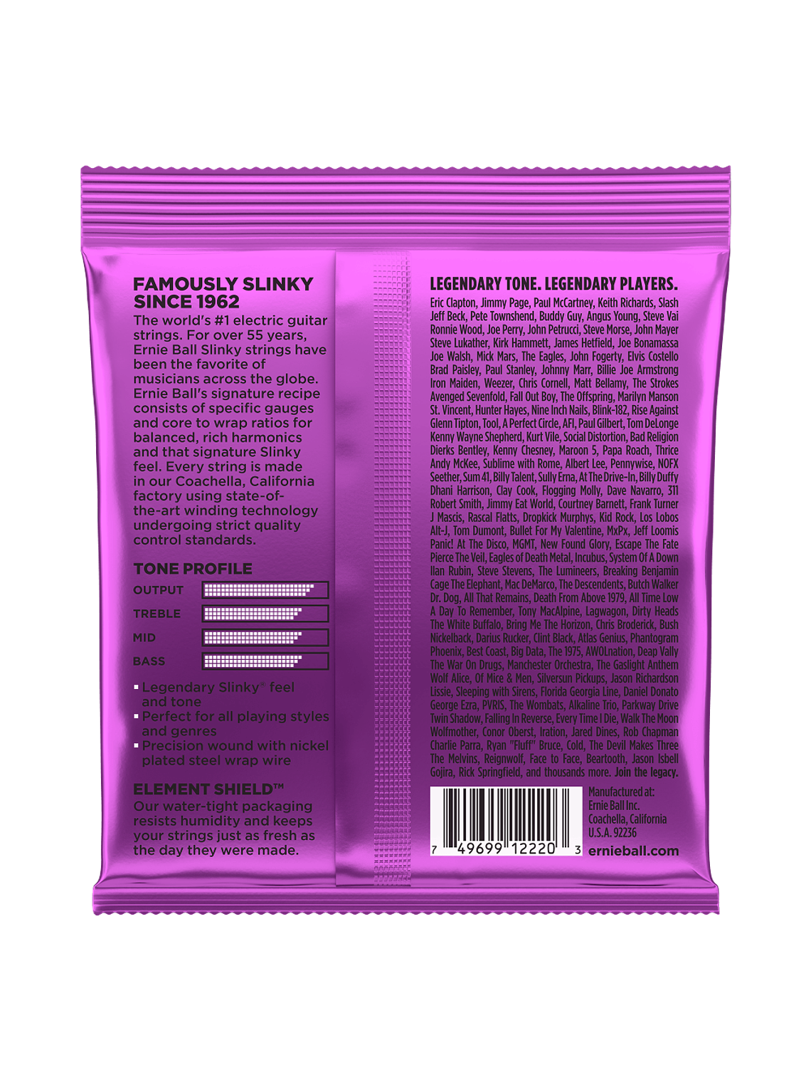 P02220 Cuerdas G. Eléctrica Power Slinky 11-48 Ernie Ball 2