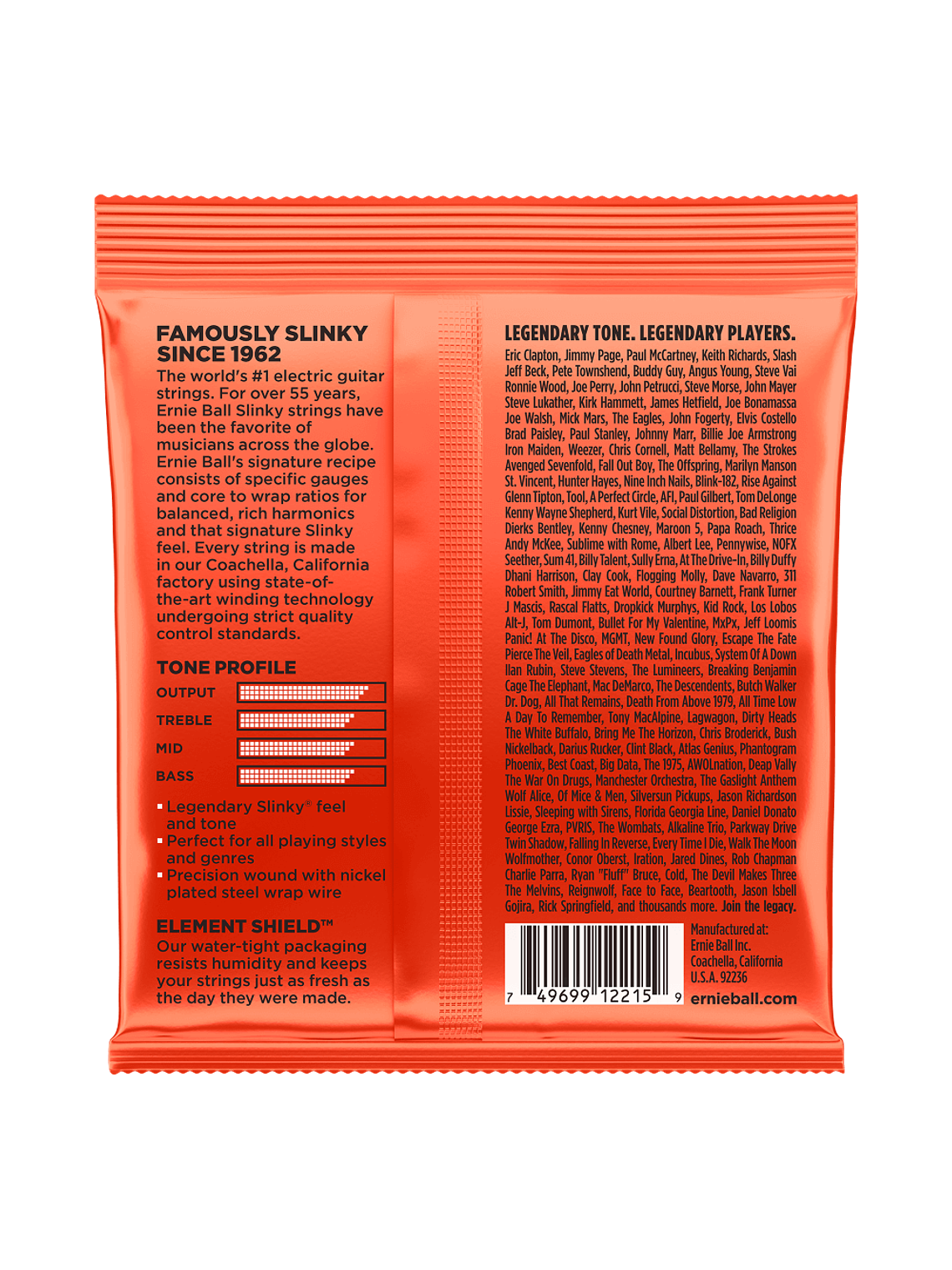 Cuerdas Skinny Top Heavy Bottom 2215 Ernie Ball 2