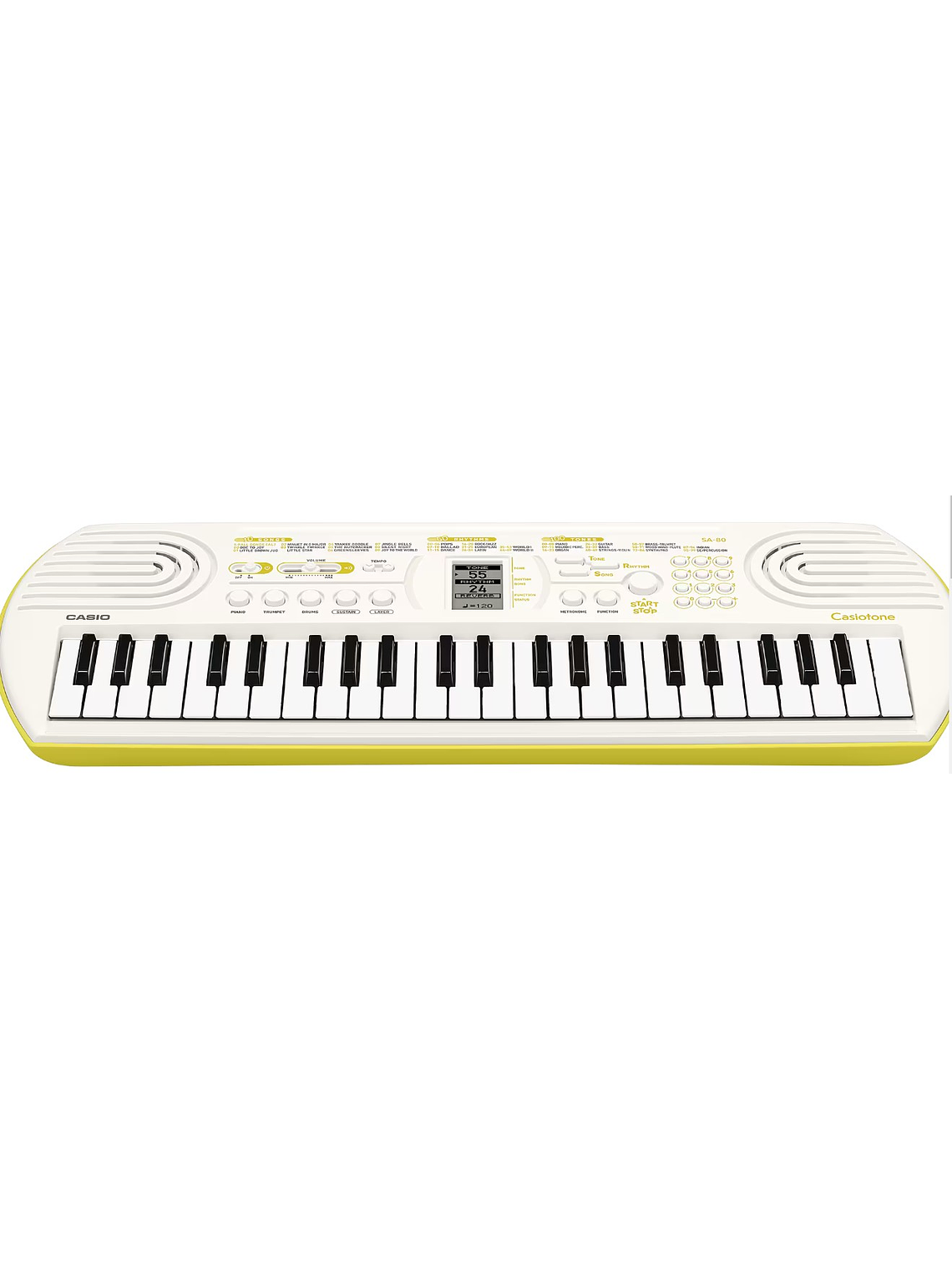 SA-80H2 Teclado Mini 44 Teclas Blanco Casio  1